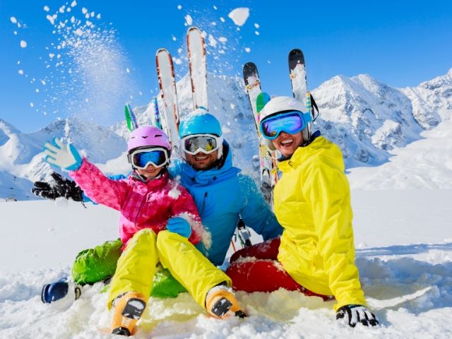 семейна ски ваканция - снимка
