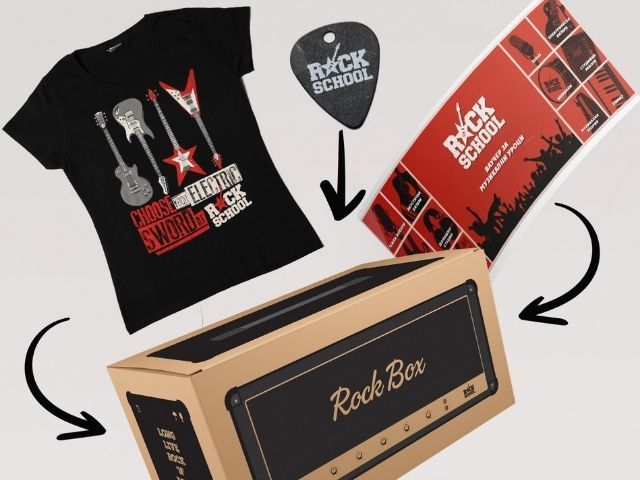 RockBox за начинаещи - 3 урока по китара, перце и тениска 