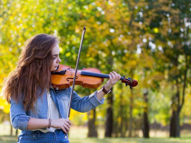 3 урока по цигулка - снимка