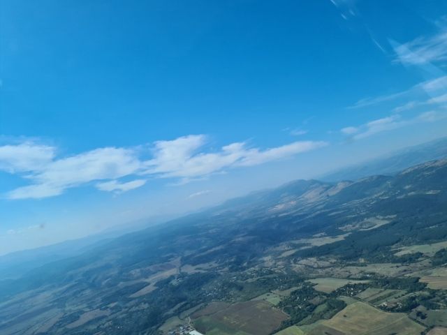 гледка от полет със самолет - снимка