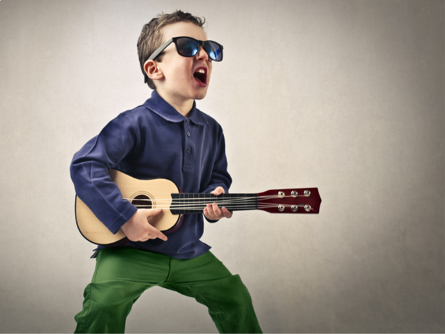 3 музикални урока за дете на музикален инструмент по избор или уроци по пеене за деца - снимка