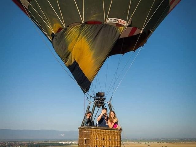 Панорамно издигане с балон от Пловдив