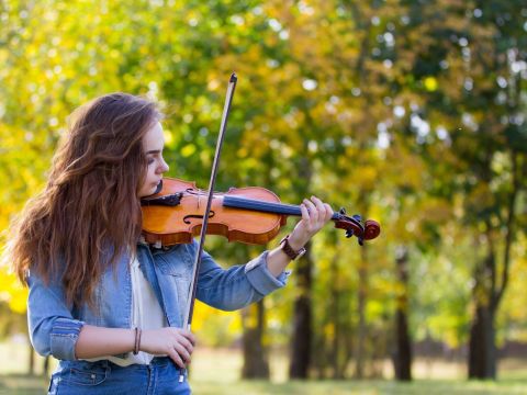 3 урока по цигулка снимка