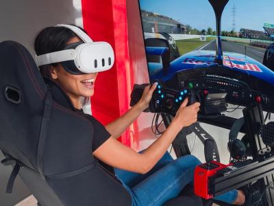 Професионален състезателен симулатор с VR